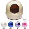 imagePetmate Booda Dome Cat Litter Box for Indoor Cats  Titanium Made in USA One SizeTitanium