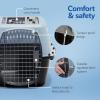 imagePetmate Dog Crates for Small Dogs ampamp Cat Carriers TwoDoor Plastic Pet Kennel Top ampamp Front Loading Made in USA 24quot TanBLUE