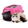 imagePetmate Dog Crates for Small Dogs ampamp Cat Carriers TwoDoor Plastic Pet Kennel Top ampamp Front Loading Made in USA 24quot TanPINK