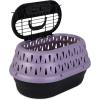 imagePetmate Dog Crates for Small Dogs ampamp Cat Carriers TwoDoor Plastic Pet Kennel Top ampamp Front Loading Made in USA 24quot TanPURPLE