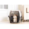 imagePetmate Dog Crates for Small Dogs ampamp Cat Carriers TwoDoor Plastic Pet Kennel Top ampamp Front Loading Made in USA 24quot TanWHITE
