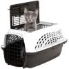 imagePetmate Dog Crates for Small Dogs ampamp Cat Carriers TwoDoor Plastic Pet Kennel Top ampamp Front Loading Made in USA 24quot TanWHITE
