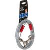 imagePetmate Heavy Duty Vinyl Tie Out Cable  Clear Break Strength 2000 Lbs 15 Ft Cable Silver15Feet
