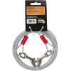 imagePetmate Heavy Duty Vinyl Tie Out Cable  Clear Break Strength 2000 Lbs 15 Ft Cable Silver15Feet