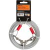 imagePetmate Heavy Duty Vinyl Tie Out Cable  Clear Break Strength 2000 Lbs 15 Ft Cable Silver30Feet