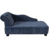 imagePetmate LaZBoy Solana Chaise Lounger Dog Bed Blue 40quot x 20quot Large