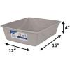 imagePetmate Litter Pan BlueGray Small Made in USAMedium