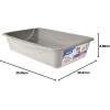 imagePetmate Litter Pan BlueGray Small Made in USASmall