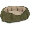imagePetmate Overstuffed Oval Bed 34 x 27 Assorted Navy BlueBurgundyDark BrownGreen 26952