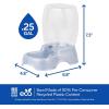 imagePetmate Pet Cafe Cat and Dog Water Dispenser  Water Bowl for Cats and Dogs USA Made 25 GAL Pearl Ash BluePearl Ash Blue
