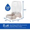 imagePetmate Pet Cafe Cat and Dog Water Dispenser  Water Bowl for Cats and Dogs USA Made 25 GAL Pearl Ash BluePearl Tan