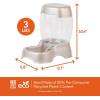 imagePetmate Pet Cafe Feeder Dog and Cat Feeder Pearlescent Colors 3 Sizes Made in USAPearl Silver