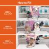 imagePetmate Pet Cafe Feeder Dog and Cat Feeder Pearlescent Colors 3 Sizes Made in USAPearl Tan