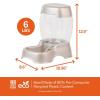 imagePetmate Pet Cafe Feeder Dog and Cat Feeder Pearlescent Colors 3 Sizes Made in USAPearl Tan
