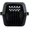 imagePetmate Pet Porter Fashion Dog Kennel  Crate for Pets 1520 lbs  Airline Approved Pet Carrier  Durable Plastic Shell  For Home and Travel  Made in USA  24 Inches  Pale Aqua and Blackgray