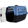 imagePetmate Pet Porter Fashion Dog Kennel  Crate for Pets 1520 lbs  Airline Approved Pet Carrier  Durable Plastic Shell  For Home and Travel  Made in USA  24 Inches  Pale Aqua and BlackBlue
