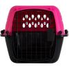 imagePetmate Pet Porter Fashion Dog Kennel  Crate for Pets 1520 lbs  Airline Approved Pet Carrier  Durable Plastic Shell  For Home and Travel  Made in USA  24 Inches  Pale Aqua and Blackpink