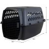 imagePetmate Pet Porter Fashion Dog Kennel  Crate for Pets 1520 lbs  Airline Approved Pet Carrier  Durable Plastic Shell  For Home and Travel  Made in USA  24 Inches  Pale Aqua and Blackgray