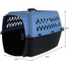 imagePetmate Pet Porter Fashion Dog Kennel  Crate for Pets 1520 lbs  Airline Approved Pet Carrier  Durable Plastic Shell  For Home and Travel  Made in USA  24 Inches  Pale Aqua and BlackBlue