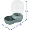 imagePetmate Replendish Feeder Automatic Cat and Dog Feeder Pearl Peacock Blue 10 LB Made in USAGreen