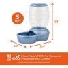 imagePetmate Replendish Feeder Automatic Cat and Dog Feeder Pearl Peacock Blue 10 LB Made in USAPearl Peacock Blue
