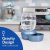 imagePetmate Replendish Gravity Waterer With Microban for Cats and Dogs 25 GallonsBlue Made in USABlue