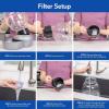 imagePetmate Replendish Gravity Waterer With Microban for Cats and Dogs 25 GallonsBlue Made in USABlue