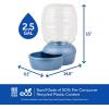 imagePetmate Replendish Gravity Waterer With Microban for Cats and Dogs 25 GallonsBlue Made in USABlue