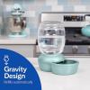 imagePetmate Replendish Gravity Waterer With Microban for Cats and Dogs 25 GallonsBlue Made in USAGreen