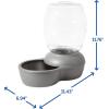 imagePetmate Replendish Gravity Waterer With Microban for Cats and Dogs 25 GallonsBlue Made in USAGrey