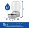 imagePetmate Replendish Gravity Waterer With Microban for Cats and Dogs 25 GallonsBlue Made in USAGrey
