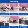 imagePetmate Replendish Gravity Waterer With Microban for Cats and Dogs 25 GallonsBlue Made in USAGrey