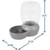 imagePetmate Replendish Gravity Waterer With Microban for Cats and Dogs 25 GallonsBlue Made in USAGrey