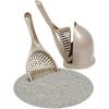 imagePetmate Scoop N Hide Cat Litter Scoop with Discreet Holder TitaniumBrushed Nickel