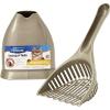 imagePetmate Scoop N Hide Cat Litter Scoop with Discreet Holder TitaniumBrushed Nickel