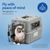 imagePetmate Sky Kennel  For Air and Travel Airline Approved Dog Crate for Pets up 1530 lbs Heavy Duty Dog Kennel Made in the USA 28 Inches21 inch Pack of 1