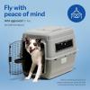 imagePetmate Sky Kennel  For Air and Travel Airline Approved Dog Crate for Pets up 1530 lbs Heavy Duty Dog Kennel Made in the USA 28 Inches32 inch Pack of 1