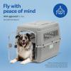 imagePetmate Sky Kennel  For Air and Travel Airline Approved Dog Crate for Pets up 1530 lbs Heavy Duty Dog Kennel Made in the USA 28 Inches36 inch Pack of 1