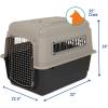 imagePetmate Ultra Vari Dog Kennel for Medium Dogs Durable Heavy Duty Dog Travel Crate Made with Recycled Materials 32 in Long 30 to 50 lbs Made in USA