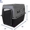 imagePetmate Ultra Vari Dog Kennel for Medium to Large Dogs Durable Heavy Duty Dog Travel Crate Made with Recycled Materials 36 in Long 50 to 70 lbs Made in USA