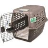 imagePetmate Vari Dog Kennel  Portable Dog Carriers ampamp Crates for Small Dogs AirlineFriendly Durable Plastic Pet Carrier For Home and Travel 24 Inches Taupe and Black320L x 225W x 240H