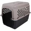 imagePetmate Vari Dog Kennel  Portable Dog Carriers ampamp Crates for Small Dogs AirlineFriendly Durable Plastic Pet Carrier For Home and Travel 24 Inches Taupe and Black360L x 250W x 270H
