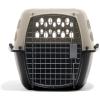 imagePetmate Vari Dog Kennel  Portable Dog Carriers ampamp Crates for Small Dogs AirlineFriendly Durable Plastic Pet Carrier For Home and Travel 24 Inches Taupe and Black240L x 167W x 145H