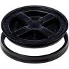 imageGAMMA2 Gamma Seal Lid  Pet Food Storage Container Lids  Fits 35 5 6 ampamp 7 Gallon Buckets Black Made in USABlack