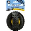 imagePet Qwerks XTire Ball Dog Toys  Jingle Interactive Chew Toy  SmallAnimal Sound