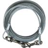 imagePetmate Heavy Duty Vinyl Tie Out Cable  Clear Break Strength 2000 Lbs 15 Ft Cable Silver10Feet
