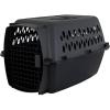 imagePetmate Pet Porter Fashion Dog Kennel  Crate for Pets 1520 lbs  Airline Approved Pet Carrier  Durable Plastic Shell  For Home and Travel  Made in USA  24 Inches  Pale Aqua and BlackDark Gray  Black
