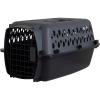 imagePetmate Pet Porter Fashion Dog Kennel  Crate for Pets 1520 lbs  Airline Approved Pet Carrier  Durable Plastic Shell  For Home and Travel  Made in USA  24 Inches  Pale Aqua and Blackgray