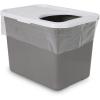 imagePetmate Top Entry Litter Cat Litter Box With Filter Lid To Clean Paws Made in USADark Grey