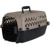 imagePetmate Vari Dog Kennel  Portable Dog Carriers ampamp Crates for Small Dogs AirlineFriendly Durable Plastic Pet Carrier For Home and Travel 24 Inches Taupe and Black190L x 125W x 108H